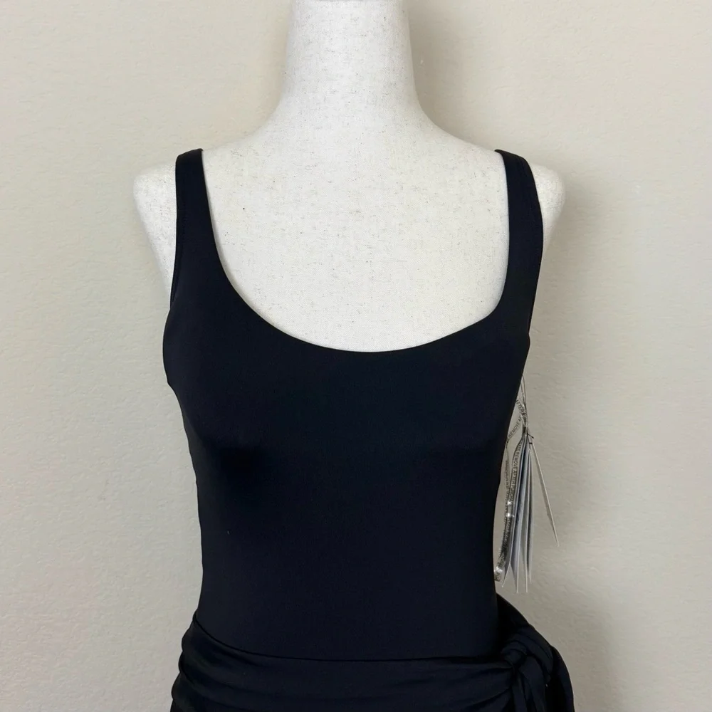 Coco Reef Empress One-Piece Swim Dress Women's Swimsuit Black‎ Sarong Keepsake - Picture 5 of 16
